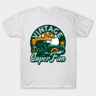 Vintage cars, classic cars, retro cars T-Shirt